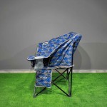 Argeus Nevgrande Comfort Katlanabilir Kamp Sandalyesi Mavi Kamuflaj