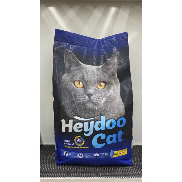 Heydoo Cat Tavuklu Yetişkin Kedi Maması 12 kg